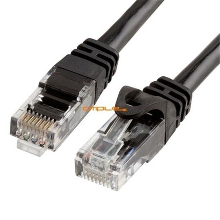 Cmple 885-N CAT 6 500MHz UTP ETHERNET LAN NETWORK CABLE -15 FT Black